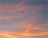 Orange Wispy Clouds