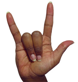 Love  Sign Language on Love You