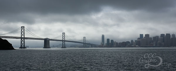 Gloomy Bay Bridge & San Francisco Gloomy Bay Bridge & San Francisco
